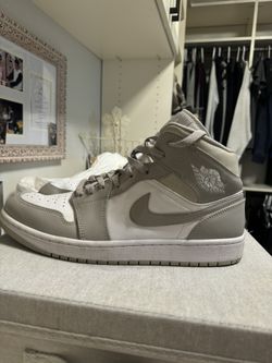Air Jordan 1 Grey/White High OG
