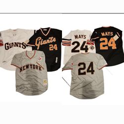 Willie Mays Giants Jerseys Mitchell And Ness 