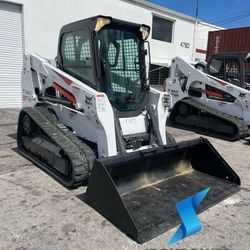 2017 BOBCAT T630 SKID STEER LOADER Hydraulic  Aux Enclosed Cab A/C & Heater