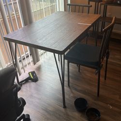 Free: Dining Table And 4 Chairs