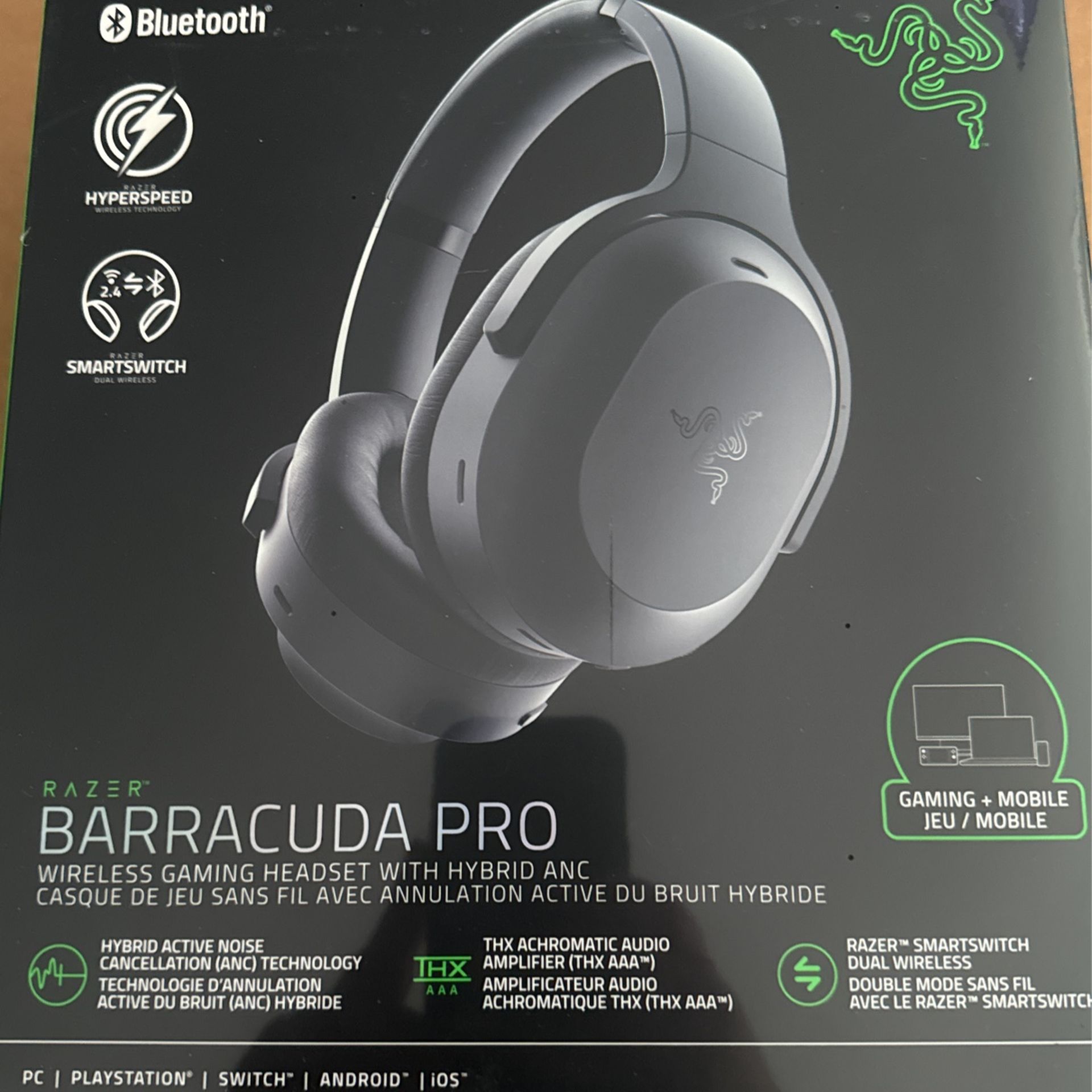 Razer Barracuda Pro Wireless Gaming & Mobile Headset