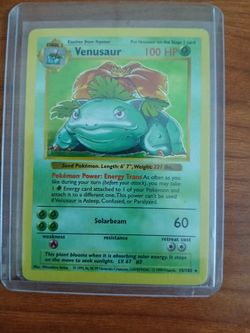 Pokémon VENUSAUR-HOLO