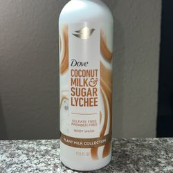 Dove Coconut Milk & Sugar Lychee Bodywash 17.5oz