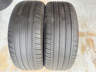Two Tires 235/45/18 Michelin Primacy MXM4 EV with 5.0/32 Tesla Model 3•BEST VALUE