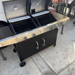 Grill Combo Charcoal  And Propano New