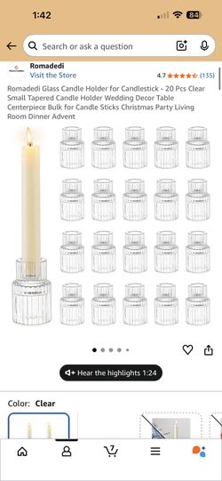 19 Candlestick holders