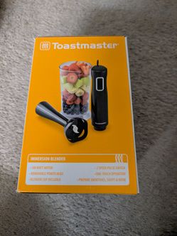 New Toastmaster Immersion Blender Handheld