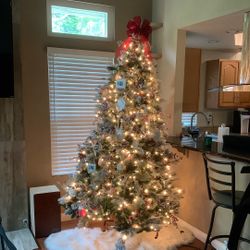 Snow Covered 7ft Christmas Tree