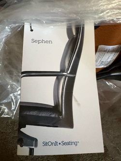 Brand new Sephan executive high back leather chair