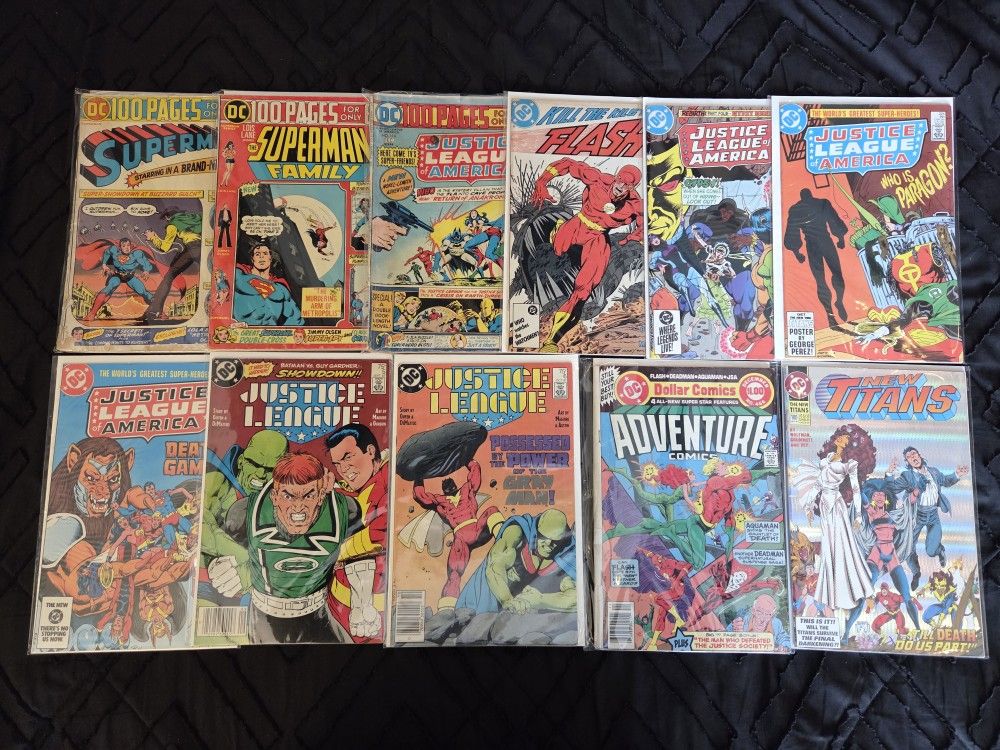 Bronze Age Comic Book lot of 11! DC. Vintage. Keys. Mixed lot. Justice League.