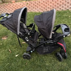 Baby Trend Sit N' Stand Double Stroller, Onyx