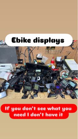 Ebike displays