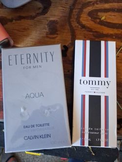 Calvin keen eternity aqua 3.4 and Tommy Hilfiger 1.7