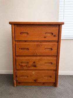 Wood dresser