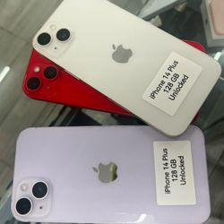 iPhone 14 Plus Unlocked. Cash Or $50 Down W Approval 