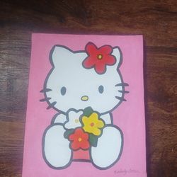 Mini Hello Kitty Painting