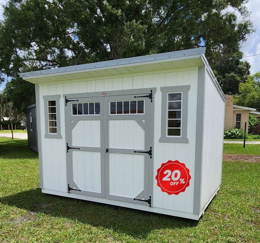 8x12 Cottage Shed $99 Down Delivers