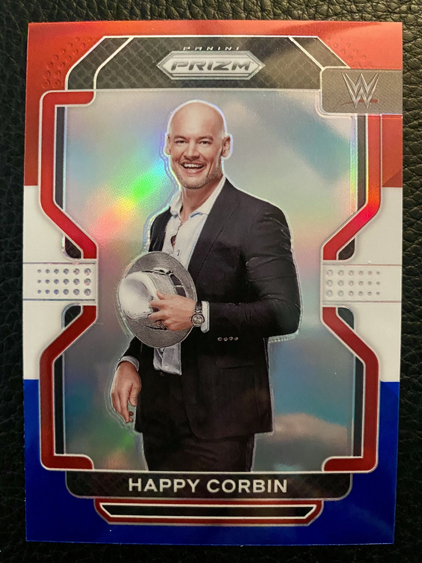 Happy Corbin 2022 Panini Prizm WWE #148 RED WHITE & BLUE PRIZM!