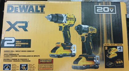Dewalt Hammer drill/ Impact Driver combo kit
