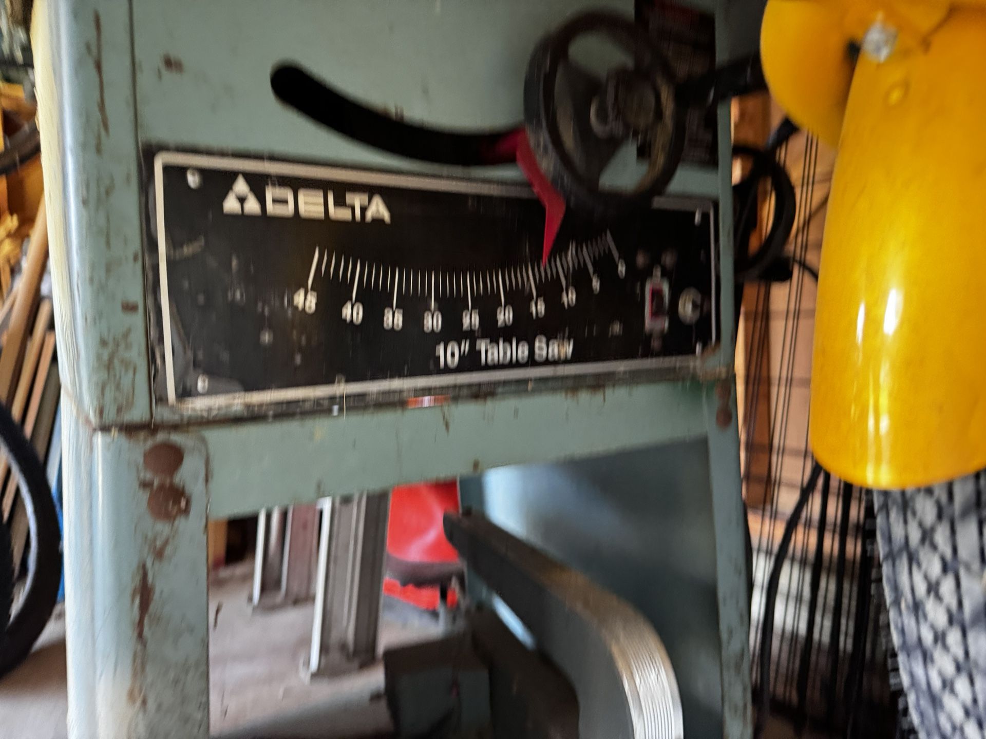 Antique Table Saw 10” Delta And Jigsaw