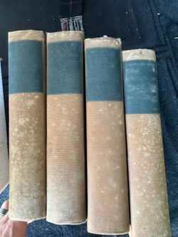 THE WORKS OF LORD BYRON - Complete 4 Volume Set Antique 1900