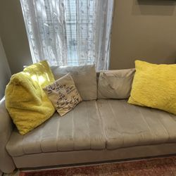 CosmoLiving Coco Velvet Sofa