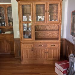 Three Piece China Cabinet