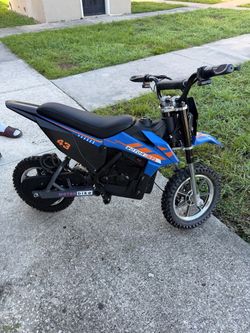 Blue and Black Dirt Bike for Sale