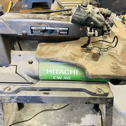 Hitachi cw40 scroll saw deals