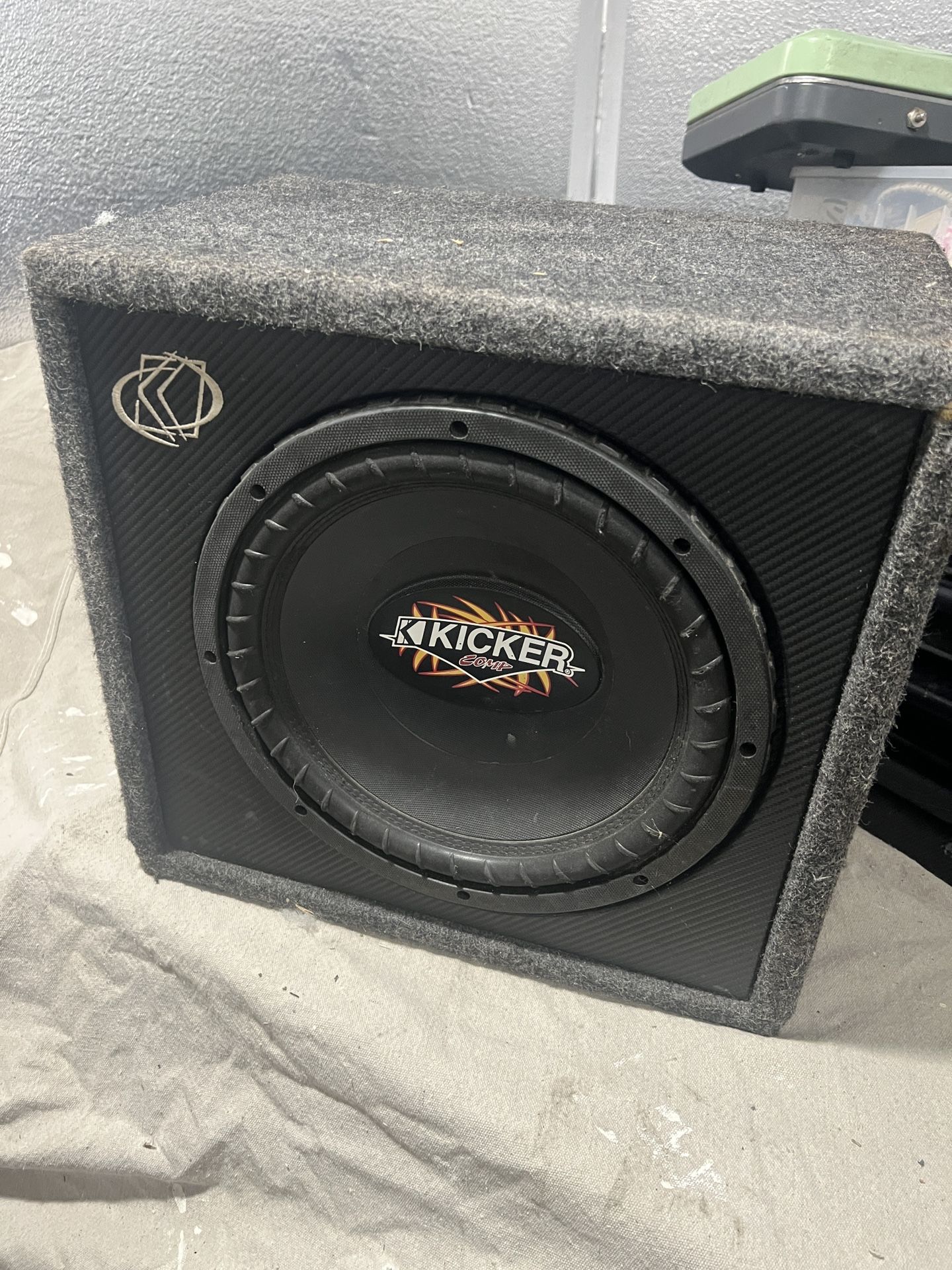  Kicker Comp 12" Subwoofer in Vented Enclosure
