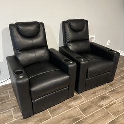 Leather Theater Movie Recliner Seats 