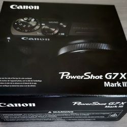 Canon PowerShot G7 X Mark III