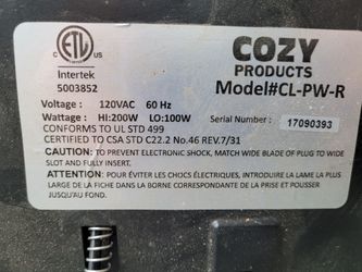 Radiant Electric Space Heatee For Pets