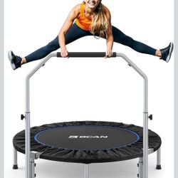 BCAN 40" Foldable Mini Trampoline Max Load 330lbs