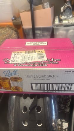 Unopened box of 8 oz jars
