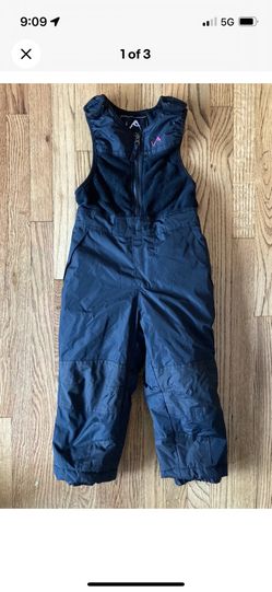 Vertical 9 Kids Snow Bib Sz 4t 