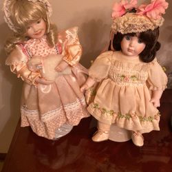 Vintage Dolls (2) Porcelain $30