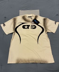 White Hellstar tee size large