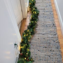 Christmas Prelit Garland 9 Foot