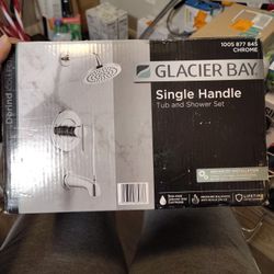 Glacier Bay Chrome Single Handle Tub & Shower Set New