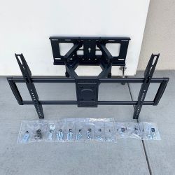 $39 (New) Full motion 37”-75” tv wall mount swivel tilt vesa 600x400mm, max load 110 lbs
