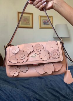 coach etta floral purse