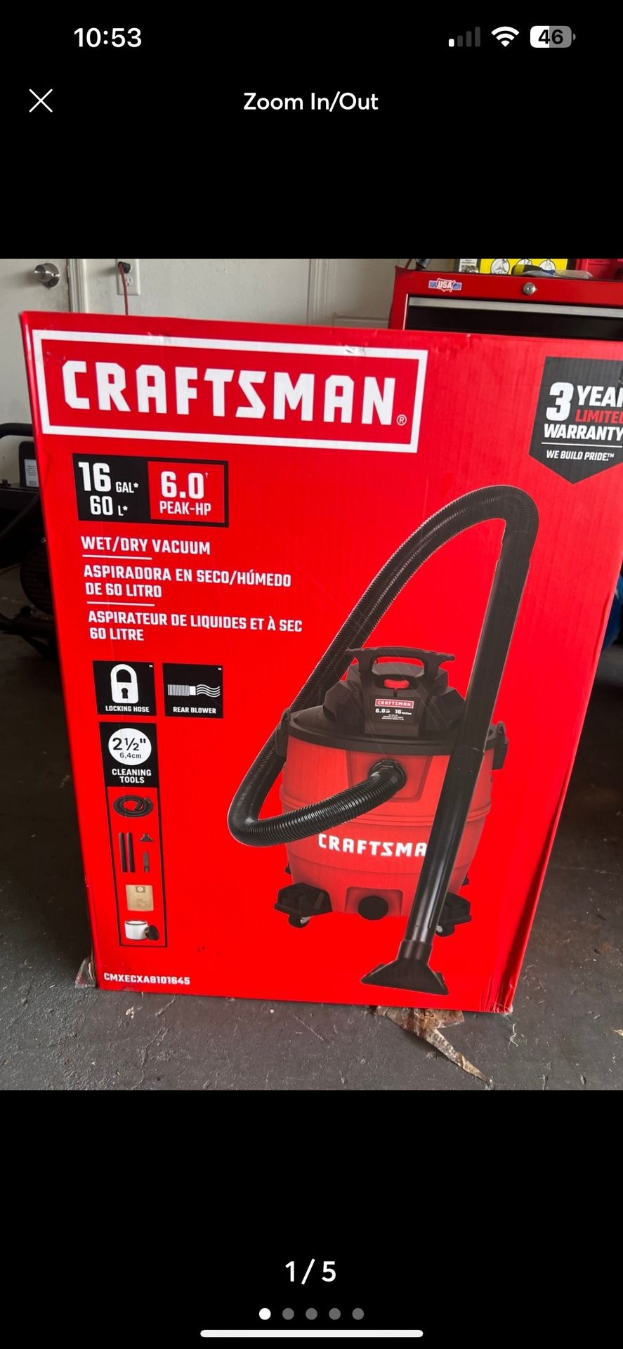 Craftsman Wet/Dry Shop Vacuum