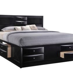 New! King Platform Storage Bed