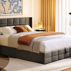 Full Size Bed Almost New - With Mattress 