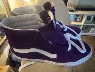 Vans Sk8-Hi Purple Suede High-Top Sneakers sz13