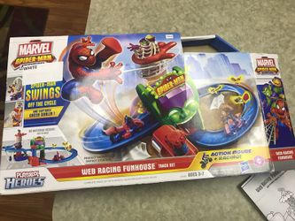 Kids Spider-Man race funhouse---complete