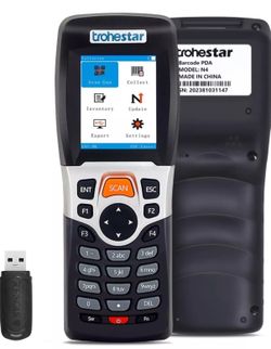 Trohestar Wireless Barcode Scanner - Inventory Scanner w/ 2.4GHz RF Transceiver