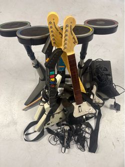 Rock Band / Guitar Hero Instruments - XBOX