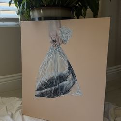 Original painting “plastic afterlife”